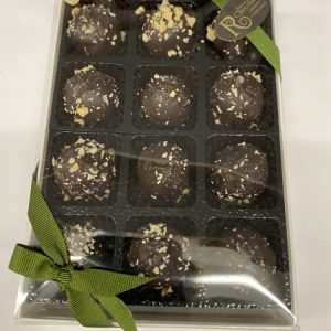VEGAN Peanut Butter & Jelly Dark chocolate truffles