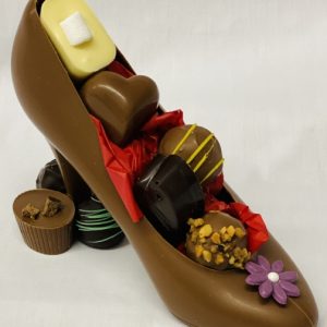 Milk Chocolate Ladies Shoe with Assorted truffles