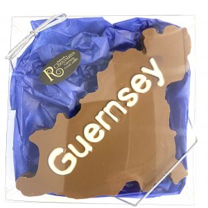 Milk & White Chocolate Guernsey Map