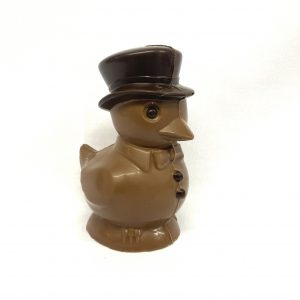 Handmade Milk & Dark Chocolate Duck with top hat