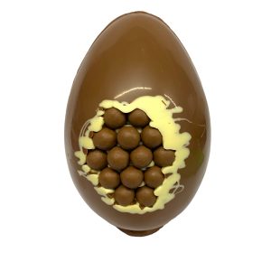 Easter Egg 8″ Milk Chocolate Malteser fronted Egg