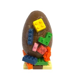 Milk & White Chocolate handmade ‘Lego’ Easter Egg