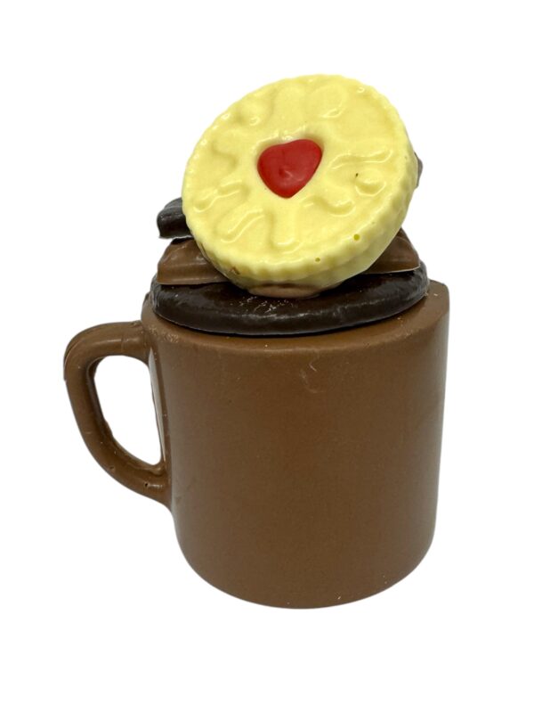 Milk, White & Dark Chocolate Mug with chocolate biscuits