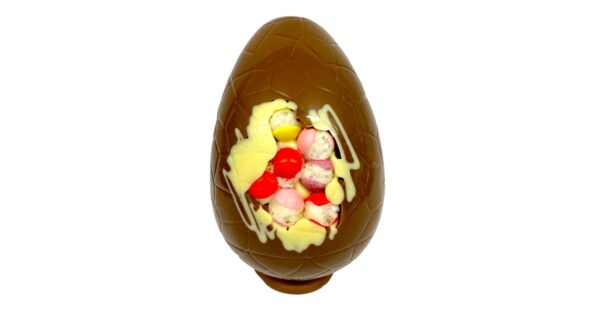 Standard Easter Egg with Freeze dried sweets front