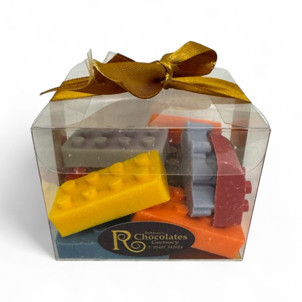 Chocolate coloured lego box